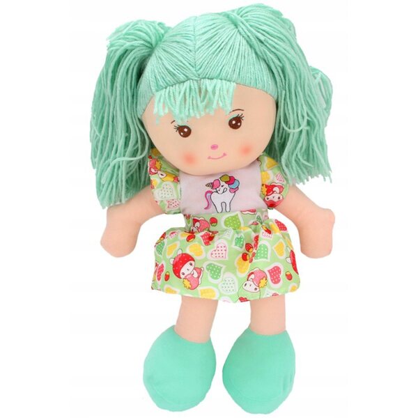 Bambola di pezza menta 51 cm - morbido peluche per bambini 3+