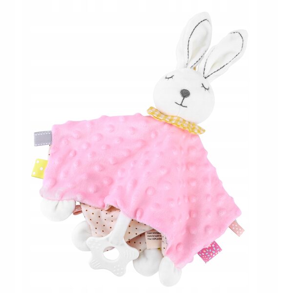 Peluches Rosa per Neonati con Morbido Tessuto e Design Sicuro e Confortevole