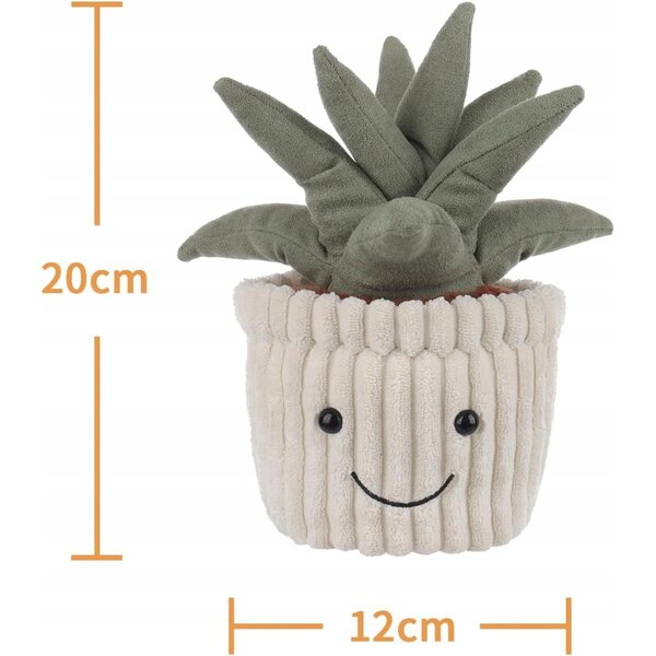 Peluche Agnello Albicocca morbido e facile da pulire 23x16x11 cm