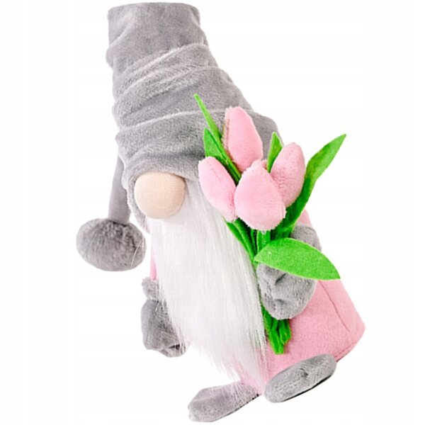Lalcca decorativa Skrzat con tulipani per Festa della Mamma 37 cm