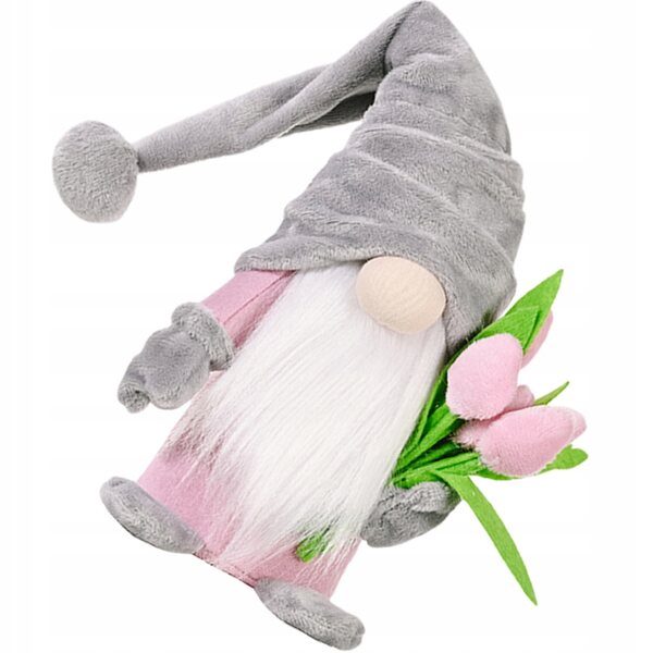 Lalcca decorativa Skrzat con tulipani per Festa della Mamma 37 cm