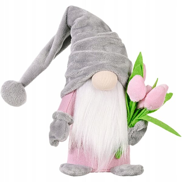 Lalcca decorativa Skrzat con tulipani per Festa della Mamma 37 cm