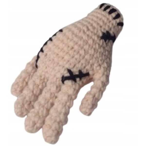 Griff Wednesday Addams Amigurumi-Maskottchen, handgefertigt aus antibakterieller Baumwolle