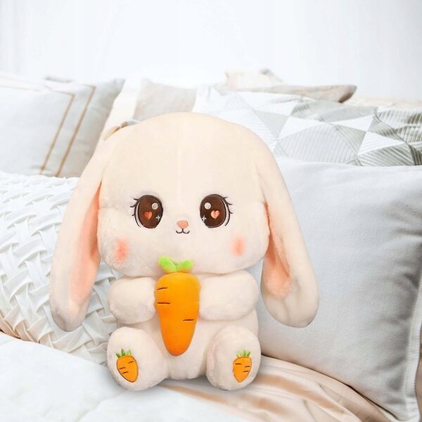 Peluche coniglio morbido 30 cm decorazione e giocattolo regalo originale