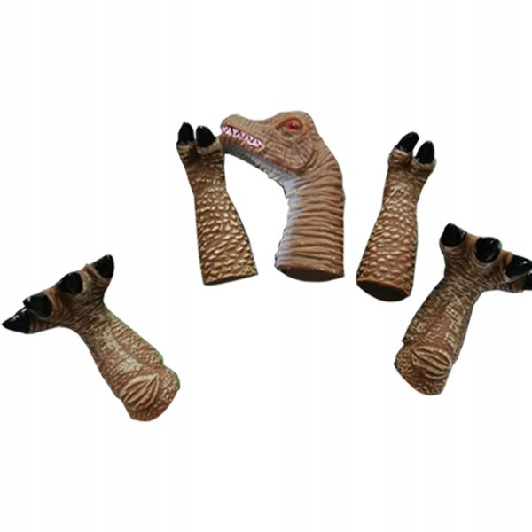 Set mit 5 Pacynki na Palce Dinozaury Brachiosaurus Lernspielzeugen