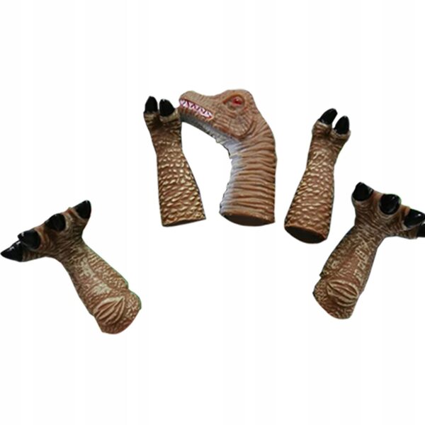 Set mit 5 Pacynki na Palce Dinozaury Brachiosaurus Lernspielzeugen