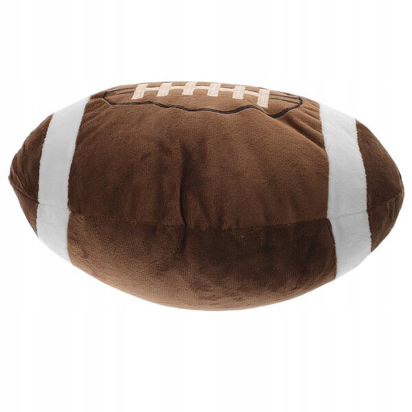 Plüsch-Dekokissen in Form eines Fußballs 31x20x12 cm für Kinder