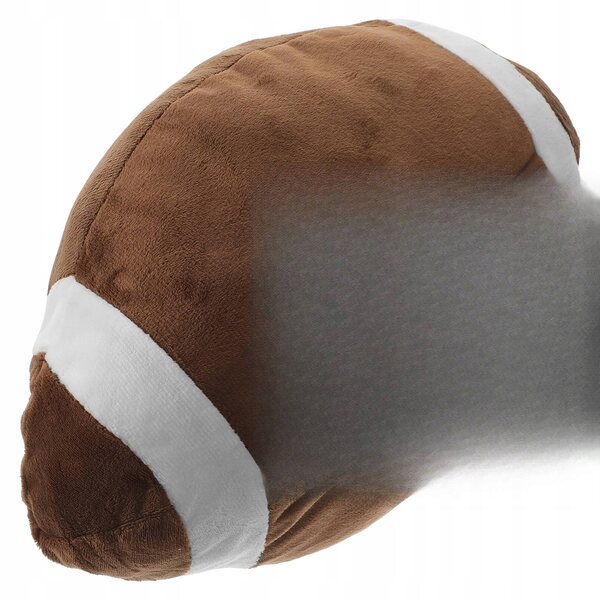 Peluche cuscino decorativo a forma di pallone da calcio 31x20x12 cm per bambini