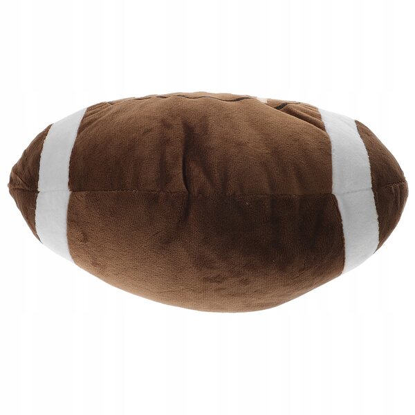 Peluche cuscino decorativo a forma di pallone da calcio 31x20x12 cm per bambini
