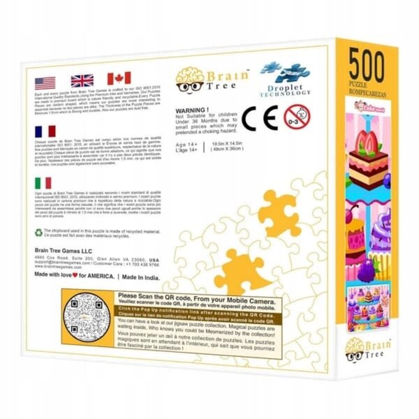 Puzzle Brain Tree in Cukierni 500 Teile mit hochwertigem Druck