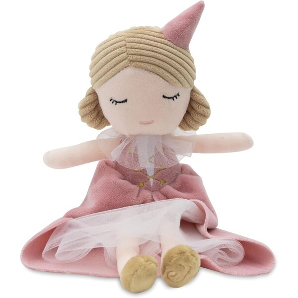 Bambola Principessa Rosa con Vestito in Tulle 30 cm - Morbida e Lavabile