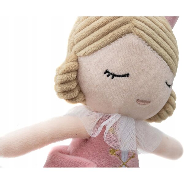 Bambola Principessa Rosa con Vestito in Tulle 30 cm - Morbida e Lavabile