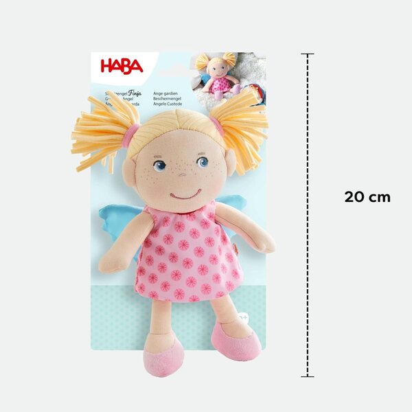 Laluca morbida Finja angelo custode 20 cm per neonati e bambini piccoli