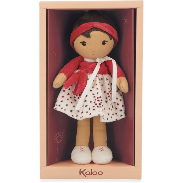 Bambola Emilie 25 cm morbido microvelluto con personalizzazione nome per bebè