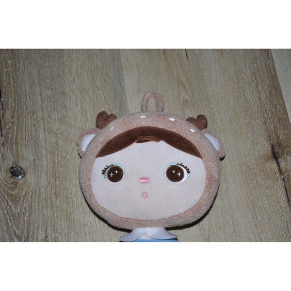 Metoo Stoffpuppe 45 cm – weiches Hirschmaskottchen, gebraucht, ausgezeichneter Zustand