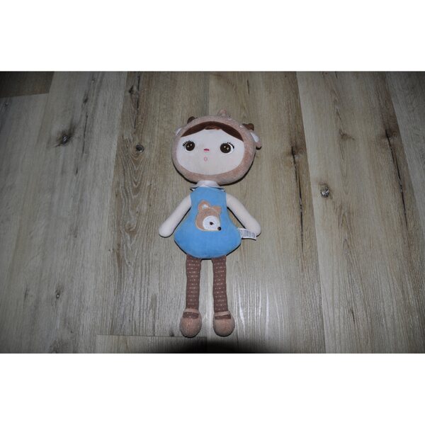 Metoo Stoffpuppe 45 cm – weiches Hirschmaskottchen, gebraucht, ausgezeichneter Zustand