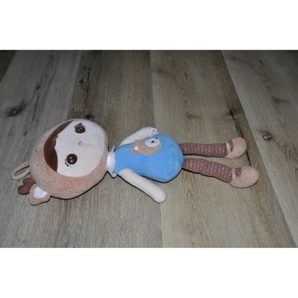 Metoo Stoffpuppe 45 cm – weiches Hirschmaskottchen, gebraucht, ausgezeichneter Zustand