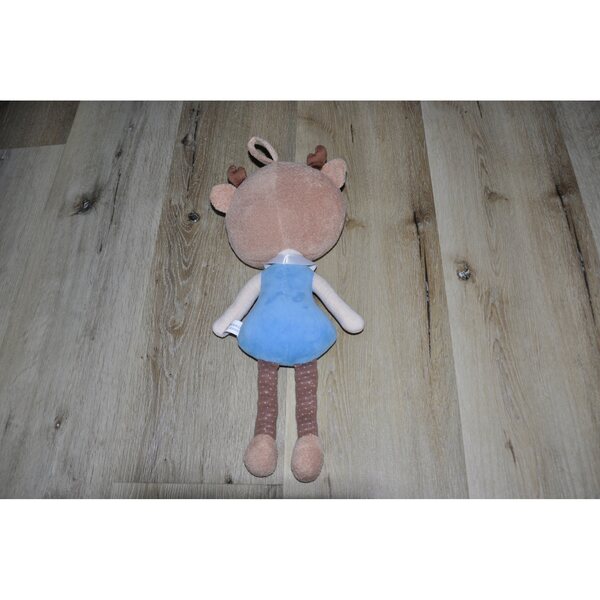 Metoo Stoffpuppe 45 cm – weiches Hirschmaskottchen, gebraucht, ausgezeichneter Zustand