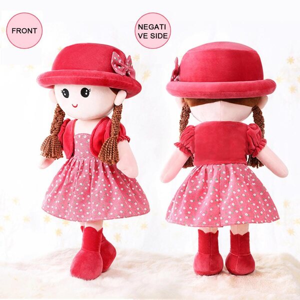 Plüsch-Prinzessin-Puppe für Mädchen, 35 cm, sicher für Kinder