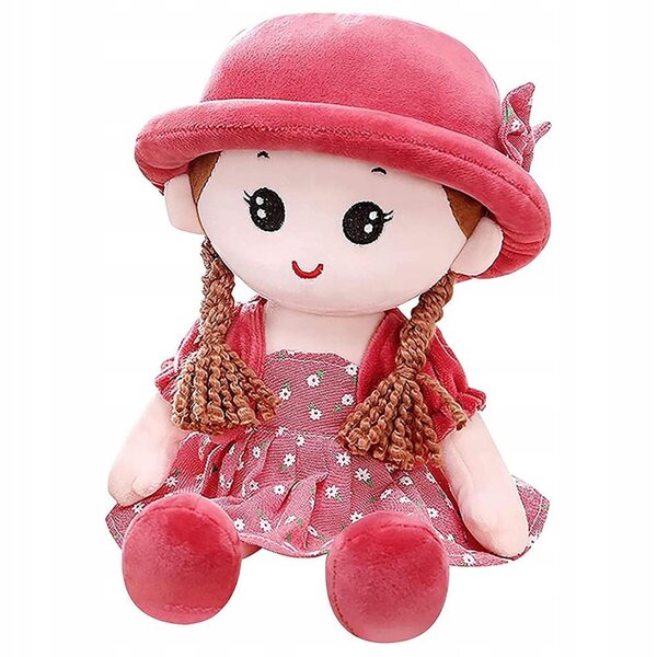 Plüsch-Prinzessin-Puppe für Mädchen, 35 cm, sicher für Kinder