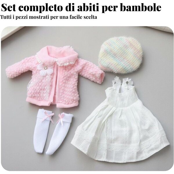 Kleidungsset für Puppe 30 cm Predolo – Schulmädchen-Kleidung und verschiedene Stile für BJD-Puppen
