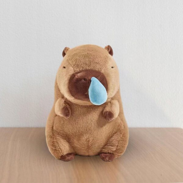 Plüsch-Wasserschwein-Spielzeug 30 cm mit niedlichem Mechanismus, ideales Geschenk und Dekoration