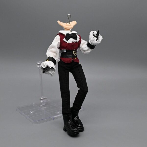 Abito Vintage 1:12 per Action Figure con Camicia, Gilet e Pantaloni Retrò Eleganti