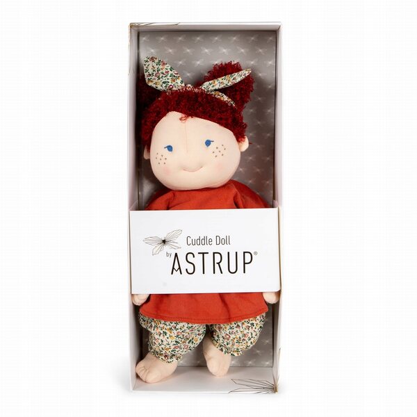 Astrup Sonia Puppe 42 cm – Stoffpuppe aus Bio-Baumwolle für Kinder