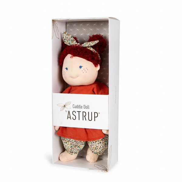 Astrup Sonia Puppe 42 cm – Stoffpuppe aus Bio-Baumwolle für Kinder