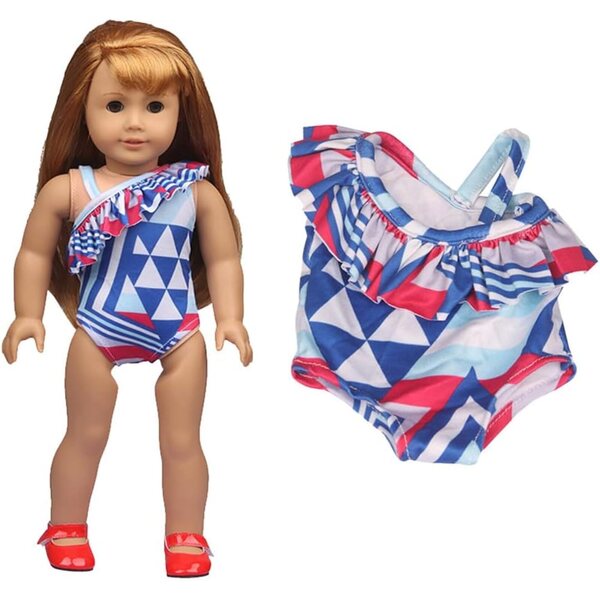 Body costume casual per bambola 18 pollici, accessori moda per bambola da 46 cm