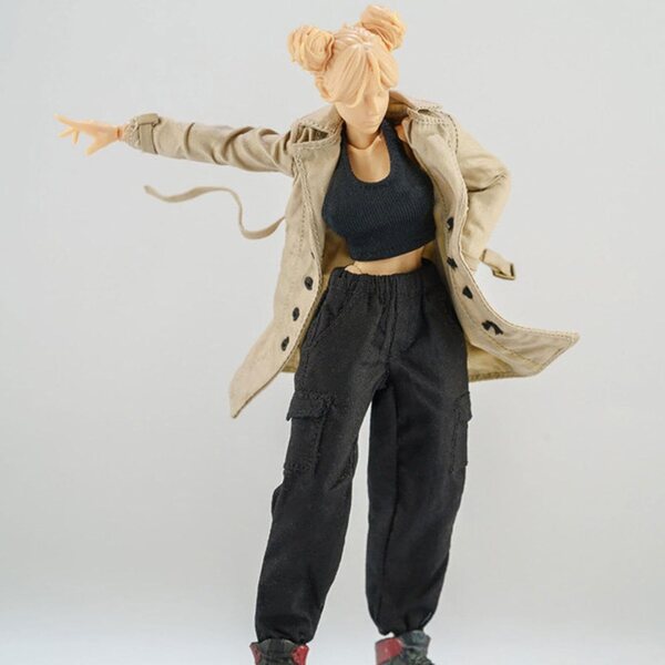 1/12 Mantel für 6-Zoll-Actionfiguren aus hochwertigem Stoff für den Cosplay-Look