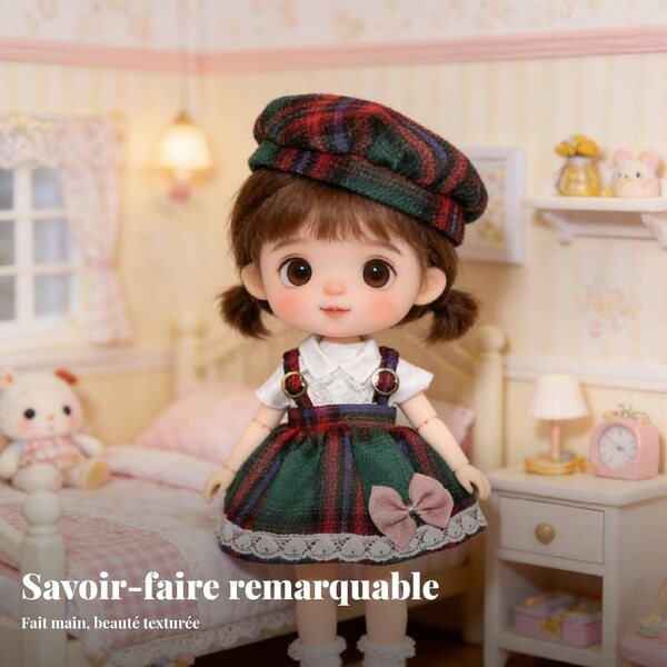 Kleid für BJD 1/6 Doll Olive Elegantes Design und hochwertige Materialien