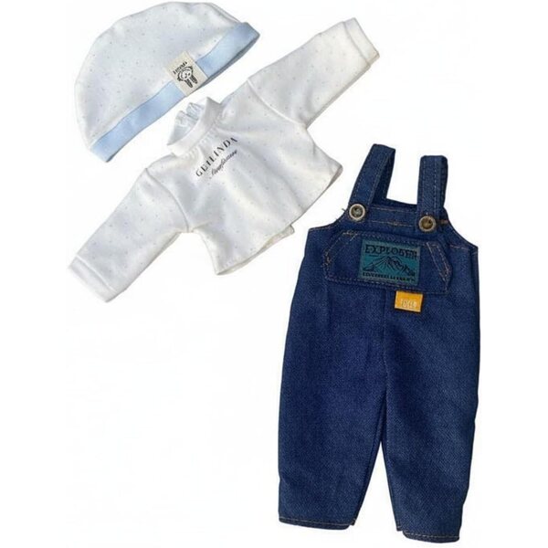 predolo Outfit Lolita per Bambole BJD 1/6 - Set Salopette Denim e Abiti Eleganti