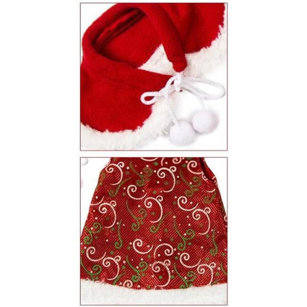 Vestiti Natalizi per Bambole 46 cm - Abito, Cappello e Scialle Uterui