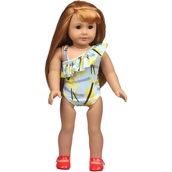 46-cm-Puppen-Badeanzug – lässiger Body für 18-Zoll-amerikanische Puppen