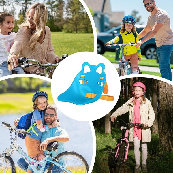 Puppensitz aus flexiblem Silikon 17x19 cm mit Befestigung für Kinderfahrrad