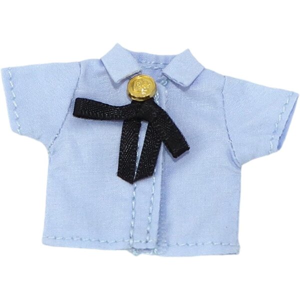 Blaues Miniatur-Sommer-T-Shirt im Maßstab 1:12 für die 6-Zoll-Actionfigur von FewNvWa