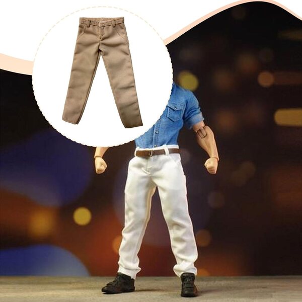 1:12 Action-Figur-Stoffhose – stilvolles Puppenzubehör