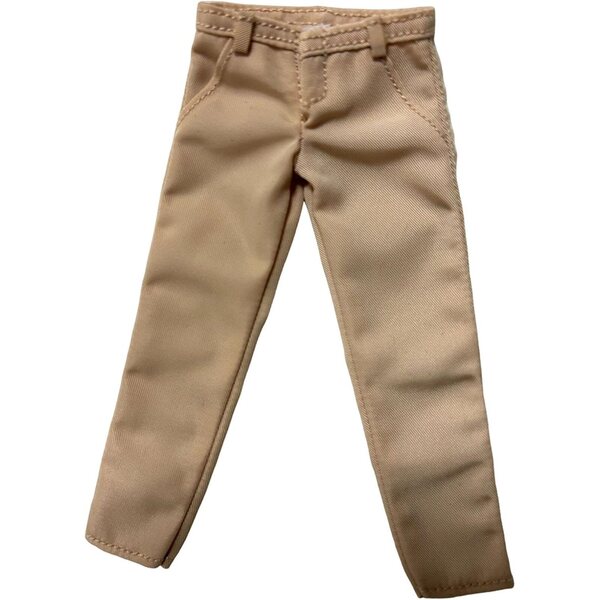 Khaki-Hose für Actionfiguren 1:12 aus Stoff, realistisch und vielseitig