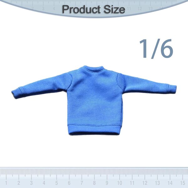 Camicia a maniche lunghe per action figure 1/6 - vestibilità perfetta e stile versatile