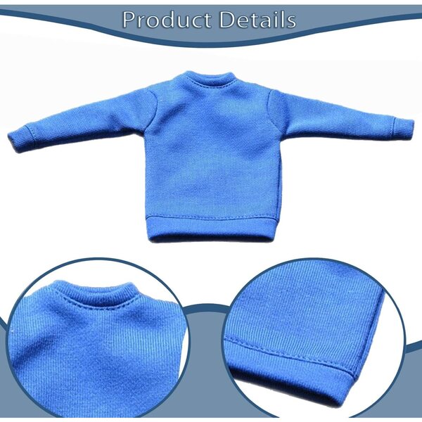 Camicia a maniche lunghe per action figure 1/6 - vestibilità perfetta e stile versatile