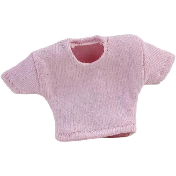 Maglietta Corta Aderente in Tessuto per Action Figure Femminile 1/12, Rosa