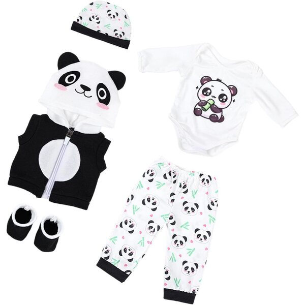 Vestito in pile morbido per bambola 45,7 cm - abbigliamento invernale sicuro e colorato