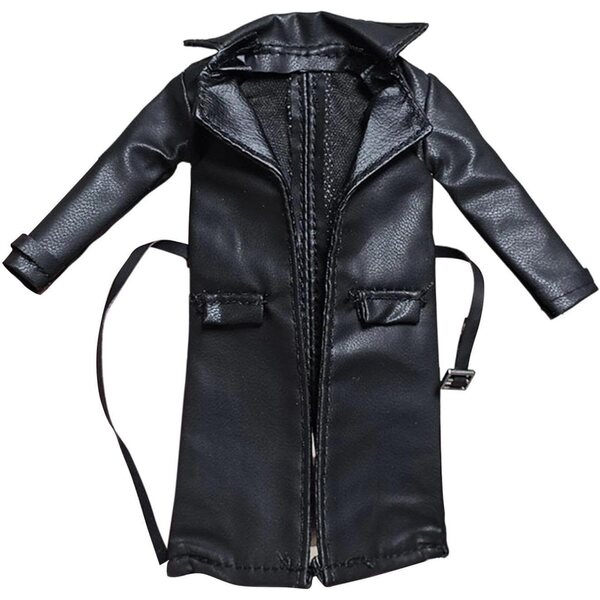 Colcolo Mini Trench 1/12 per Action Figure - Giacca Maschile e Femminile in Tessuto