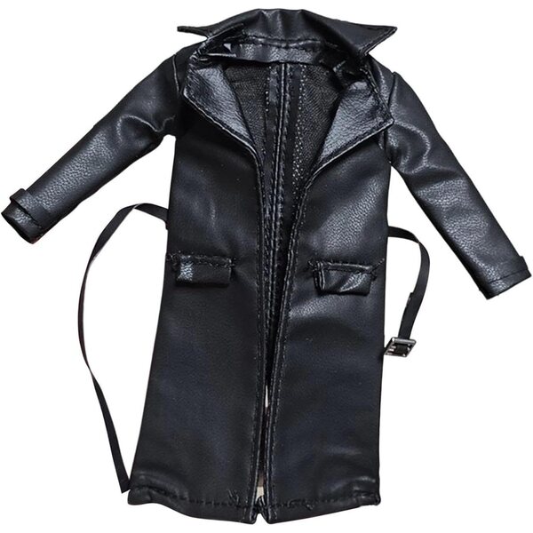 Colcolo Mini Trench 1/12 per Action Figure - Giacca Maschile e Femminile in Tessuto