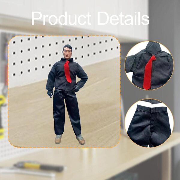 Oshhni Abbigliamento Miniatura 1:6 per Action Figure 12 Pollici - Top e Pantaloni