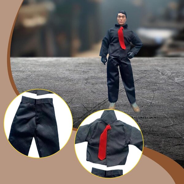 1:6 Kleidung für 12" Puppen Jiuvaso Top und Hose Kleidung Miniatur Cosplay