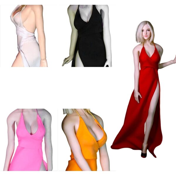 1/6 Abendkleid für Tmboryuu-Puppe, elegantes Kleid für Sammlungs- und Fotofiguren