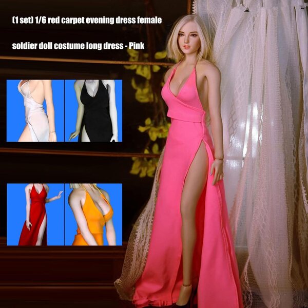1/6 Abendkleid für Tmboryuu-Puppe, elegantes Kleid für Sammlungs- und Fotofiguren