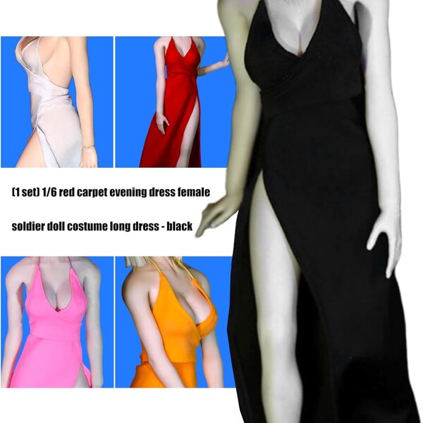 1/6 Abendkleid für Tmboryuu-Puppe, elegantes Kleid für Sammlungs- und Fotofiguren